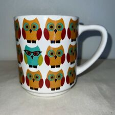 Signature 2014 Room Creative Wise One Jumbo 20 oz Stoneware Owls Coffee Mug EUC for sale  Shipping to South Africa