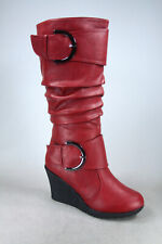 women red boots 5 for sale  South San Francisco
