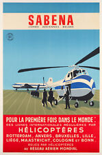 Original airline poster d'occasion  Saint-Ouen