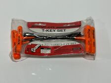 Ferramentas Snap-On EUA (NOS Novo) AWCGT-500 5 peças conjunto de chaves Torx laranja T-Key T8-T25 comprar usado  Enviando para Brazil