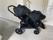 Baby Jogger City Select Black Double Twin Seat Stroller for sale  Shipping to South Africa