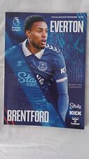 Everton brentford 27th for sale  WREXHAM