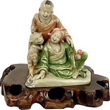 Chinese Soapstone Carving of Man and Woman for sale  Shipping to South Africa