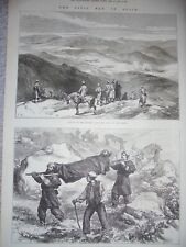 Guerra en España Captura de Lacar y Lorca y heridos en Andoain 1875 impresiones ref AD, usado segunda mano  Embacar hacia Argentina