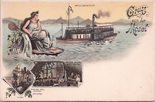 Postkarte alter raddampfer gebraucht kaufen  Hamburg