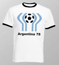 Usado, Argentina 78 Copa Mundial Fútbol Fútbol Maradona Camiseta Blanca 9306 segunda mano  Embacar hacia Argentina