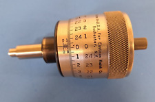 Cabeça de micrômetro vintage marrom e afiada 0-1" .0001 feita para Eastman Kodak - EUA, usado comprar usado  Enviando para Brazil