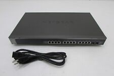 NETGEAR ProSAFE XS712T 12-Port 10GBase-T Gigabit Smart Managed Switch, used for sale  Shipping to South Africa