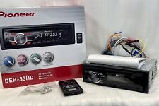 Pioneer DEH-33HD com CD/MP3 sintonizador de rádio HD integrado e porta USB iPhone com controle remoto comprar usado  Enviando para Brazil