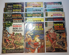 Lote de 16 Quadrinhos Korak Son of Tarzan GOLD KEY Estado Aceitável Frete Grátis!, usado comprar usado  Enviando para Brazil