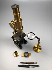 brass microscope for sale  LEICESTER