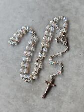 Iridescent crystal rosary for sale  SOUTHAMPTON
