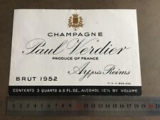 Etiquette champagne grand d'occasion  Saint-Dizier
