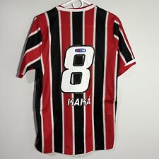 Camiseta masculina de futebol Penalty São Paulo SPFC Kaka vermelha preta #8 média M comprar usado  Enviando para Brazil