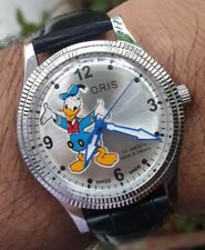 Vintage Swiss Made ST96 Donald Duck Manual Winding Men's Wrist Watch for sale  Shipping to South Africa
