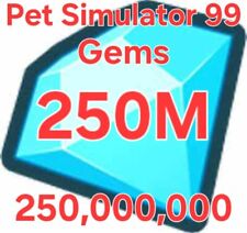250 Million Gems ~ Pet Simulator 99 ~ Pet Sim 99, usado comprar usado  Enviando para Brazil