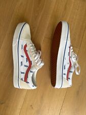 Vans Old School tamanho 10 masculino - VERDADEIRO BRANCO/VERMELHO/AZUL ESTAMPA VANS, usado comprar usado  Enviando para Brazil