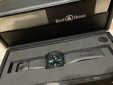 Relógio de pulso masculino Bell & Ross BR01-92AZUL mostrador preto azul 46mm Japão raro comprar usado  Enviando para Brazil