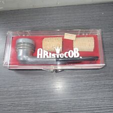 B11 Used Aristocob Metal Corn Cob Pipe - w/2 unused cob inserts & Original box, used for sale  Shipping to South Africa