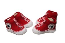 4 unidades dos pares de calcetines Converse All Star Baby Chucks rojo blanco 0-6 meses bebé, usado segunda mano  Embacar hacia Argentina