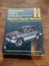 mitsubishi pajero haynes manual for sale  BISHOP AUCKLAND