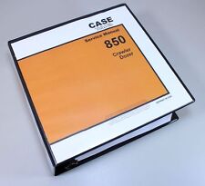 CASE 850 CRAWLER DOZER LOADER SERVICE REPAIR MANUAL TECHNICAL SHOP BOOK BINDER, used for sale  Brookfield