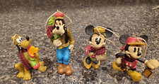 Usado, Adornos de resina de Disney Mickey Minnie Donald Goofy a cuadros bosque 2011 difícil de encontrar segunda mano  Embacar hacia Argentina
