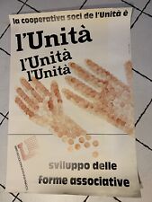 Giornale unità poster usato  Teglio Veneto
