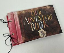 Nuestro libro de aventuras libro de recortes único hágalo usted mismo rojo marrón casa de viaje retro más de 50 páginas segunda mano  Embacar hacia Argentina
