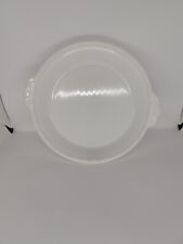 Copo de leite branco Pyrex 8 1/2" borda canelada torta prato assadeira #228 , usado comprar usado  Enviando para Brazil