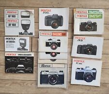 Pentax camera literature for sale  NELSON