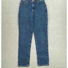 Jeans feminino vintage Calvin Klein 10 cintura alta perna reta lavagem de pedra dupla comprar usado  Enviando para Brazil