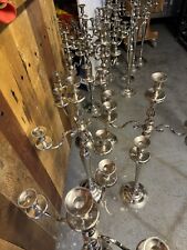 Arm silver candelabra for sale  BEDFORD