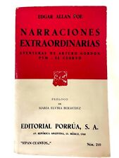 Narraciones Extraordinarias por Edgar Allan Poe - Ed. Porrúa - Espanhol C6 comprar usado  Enviando para Brazil