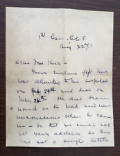 Ww1 letter loved for sale  LYTHAM ST. ANNES
