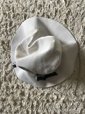 Usado, Chapéu balde Lululemon laboratório com alça novo com etiquetas S/M opala branca com fivela clipe corda comprar usado  Enviando para Brazil