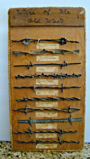 Used, Old West Barbed Wire Display Collection Of Historical Wire Designs Original for sale  Shipping to South Africa