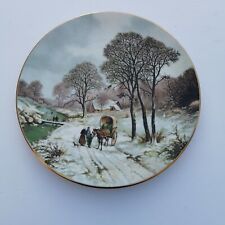 Winter landscapes plate for sale  LOWESTOFT