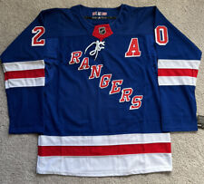 Camiseta deportiva de hockey cosida de Chris Kreider #20 de los New York Rangers talla grande nueva segunda mano  Embacar hacia Mexico