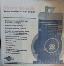NEW OLD STOCK Briggs & Stratton 793347 SHORT BLOCK ENGINE MODEL 10 VERT for sale  Shipping to South Africa
