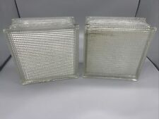 Usado, Cubos de bloco de vidro estrutural antigo exibe construção artesanal (lote de 2) #4 comprar usado  Enviando para Brazil