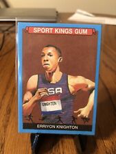 2023 Sport Kings Volume 4 Erriyon Knighton Blue SP #127 Track & Field Sprinter, usado comprar usado  Enviando para Brazil