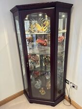 Corner display cabinet for sale  WREXHAM