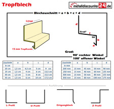 Tropfblech meter dachbleche gebraucht kaufen  Erkelenz