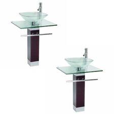 Glass pedestal sink for sale  Erving