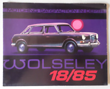 Wolseley saloon brochure for sale  BOURNE