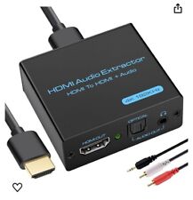 Used, HDMI Audio Extractor 4K HDMI to Optical 3.5mm AUX Audio Adapter Splitter for sale  Shipping to South Africa