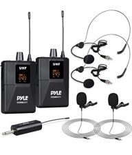 Sistema de microfone Pyle Dual UHF - Conjunto de comunicação sem fio portátil bidirecional comprar usado  Enviando para Brazil
