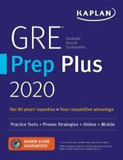 gre prep plus 2020 book for sale  Aurora