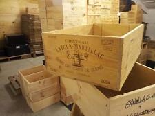 1 x botellas de vino de madera grandes 12 Original caja/caja/plantador/Cesto/Retro segunda mano  Embacar hacia Spain